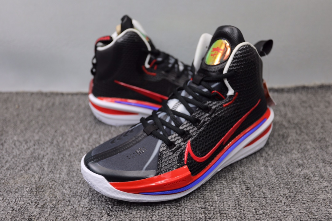 2022 NIKE AIR ZOOM G.T.JUMP EP Black Red White Shoes